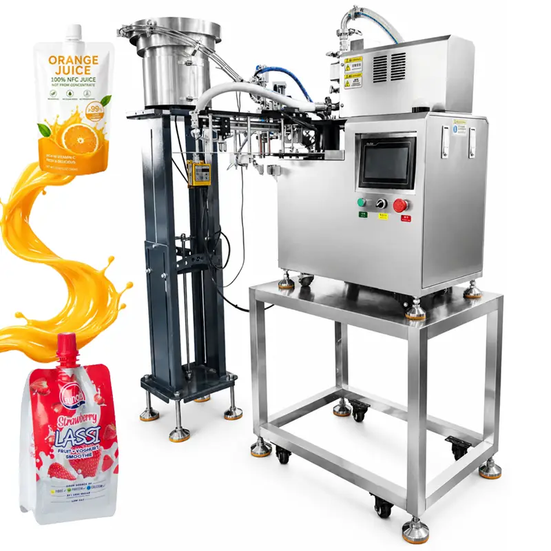 Soy Milk Spout Pouch Filling and Capping Machine 4 recovered 4630