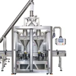 Double Head Automatic Powder Filling Capping Line (2)