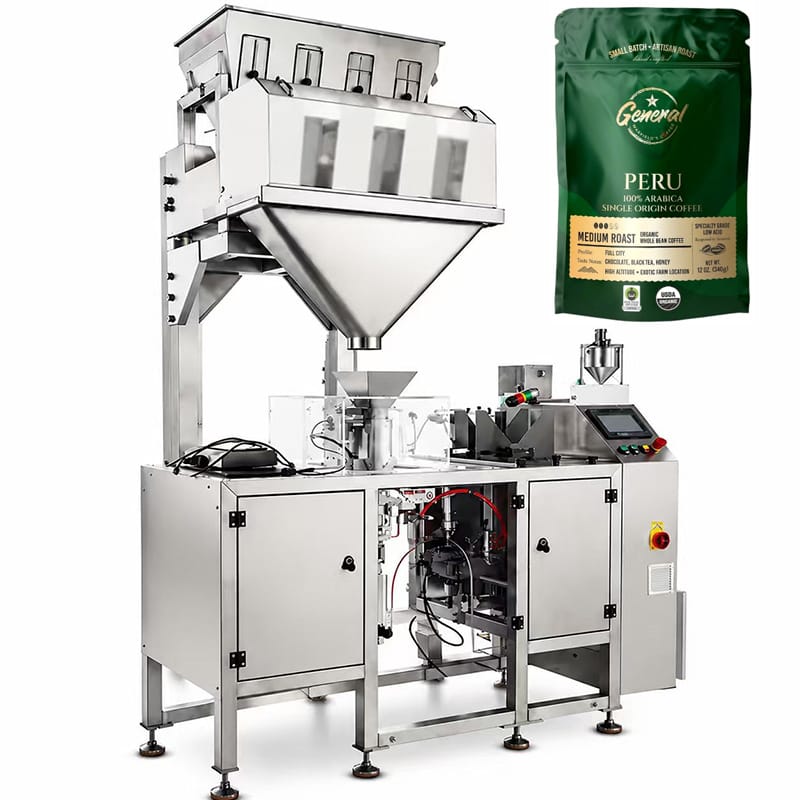 Pre-made pouch Mini Doypack Machine with Linear Weigher 4 Pre made pouch Mini Doypack Machinewith Linear Weigher