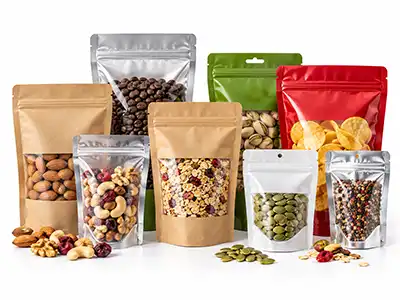 Stand-up & zipper pouches packaging