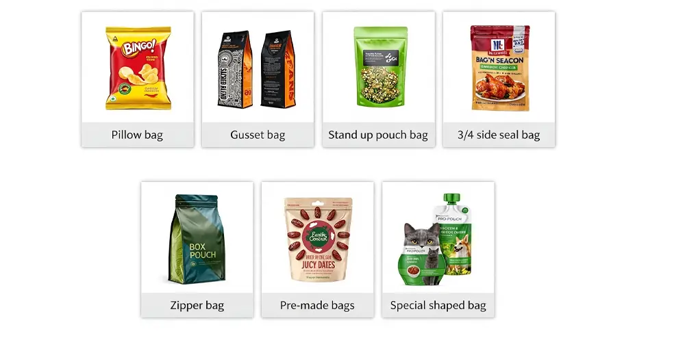 Different Bag Types