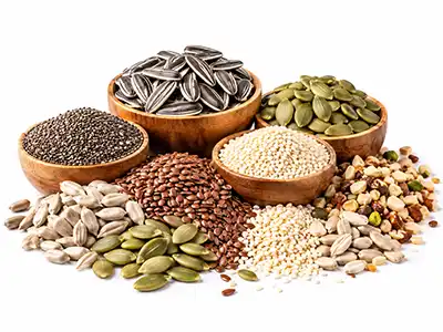 seeds & small pieces